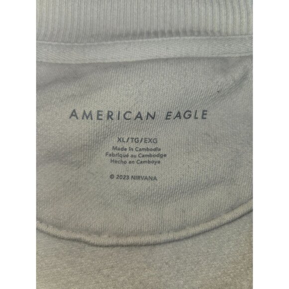 American Eagle Nirvana Nevermind Sweatshirt XL Crewneck Graphic Print - Picture 5 of 7